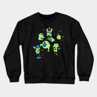 Rock n Rolliens: Party 2 Crewneck Sweatshirt